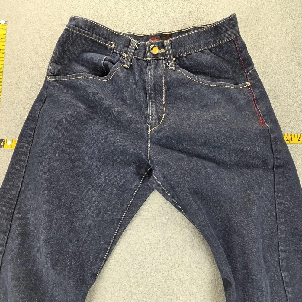 Vintage Levis Engineered Jeans Mens Blue Dark Wash Twisted Fits 26x28